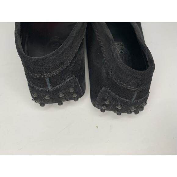 Tod\'s Men\'s suede black Loafers Driving Moccasins Slip On Casual shoes Size 9 main image 7